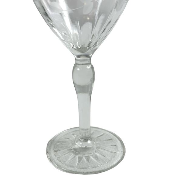 Standard Glass Cut 92 Pattern Code SGMCUT9 Retired Water Goblets-Set of 3  3! - Picture 4 of 6